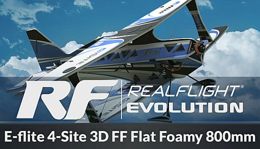 RealFlight Evolution – E-flite 4-Site 3D FF Flat Foamy 800mm