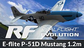 RealFlight Evolution - E-flite P-51D Mustang 1.2m
