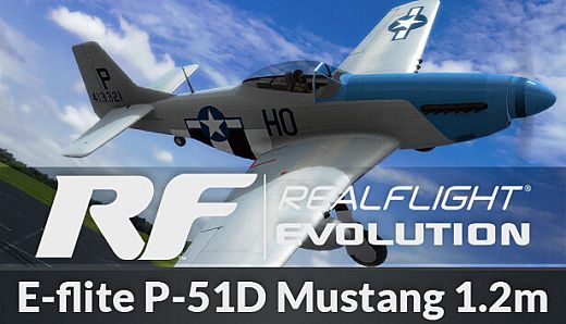 RealFlight Evolution - E-flite P-51D Mustang 1.2m