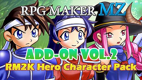 RPG Maker MZ - Add-on Vol.2: RM2K Hero Character Pack DLC