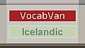VocabVan - Icelandic