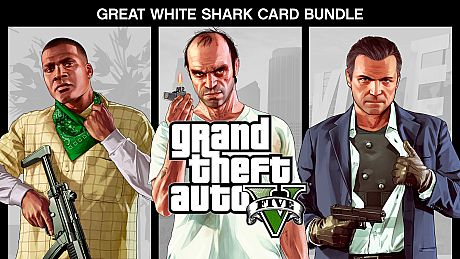 Grand Theft Auto V and Great White Shark Card Bundle