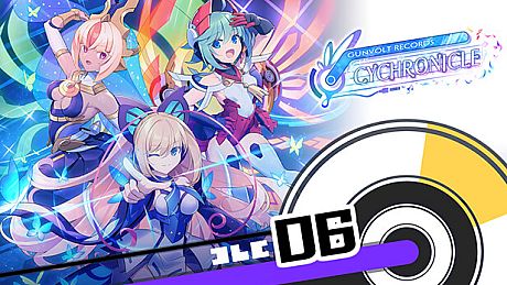 GUNVOLT RECORDS Cychronicle Song Pack 6 Lumen & Luxia: ♪Nebulous Clock ♪Iolite ♪Paradox Stage ♪Afsān DLC