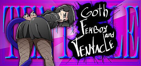 Goth Femboy and Tentacle