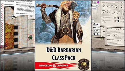 Fantasy Grounds - D&D Barbarian Class Pack