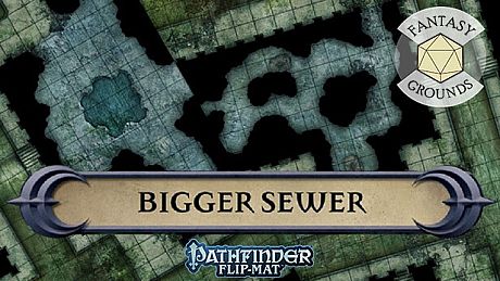 Fantasy Grounds - Pathfinder RPG - Pathfinder Flip-Mat - Bigger Sewer DLC