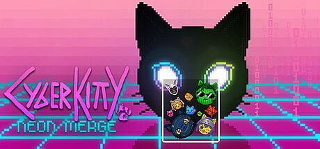 CyberKitty: Neon Merge Game