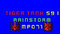 Tiger Tank 59 Ⅰ Rainstorm MP071