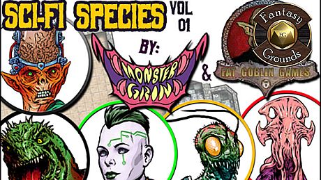 Fantasy Grounds - Sci-fi Species Vol 1 (Token Pack) DLC