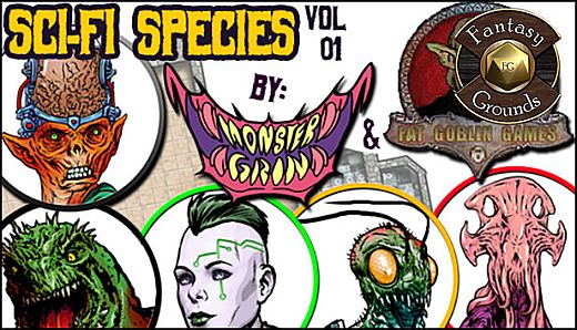 Fantasy Grounds - Sci-fi Species Vol 1 (Token Pack)