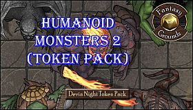 Fantasy Grounds - Token Pack 95: Humanoid Monsters 2 (Token Pack)