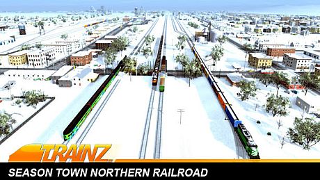 Trainz Plus DLC - Season Town Northern Rail Road Route DLC