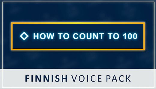 How to Count to 100 - Finnish Voice Pack