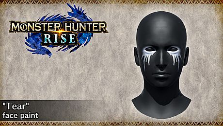 MONSTER HUNTER RISE - "Tear" face paint DLC