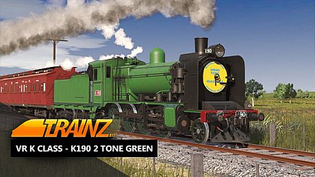 Trainz 2022 DLC - VR K class - K190 2 Tone Green DLC