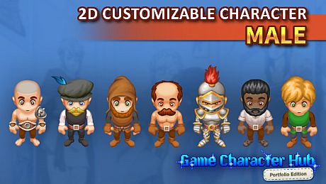 Game Character Hub PE: 2D Customizable Character - Male DLC