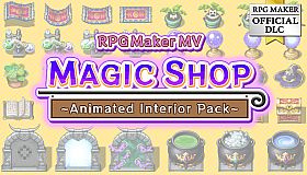 RPG Maker MV - Magic Shop Animated Interior Pack