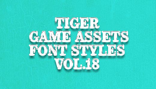 TIGER GAME ASSETS FONT STYLES VOL.18