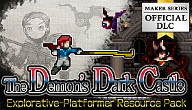 Pixel Game Maker MV - The Demon's Dark Castle: Explorative-Platformer Resource Pack