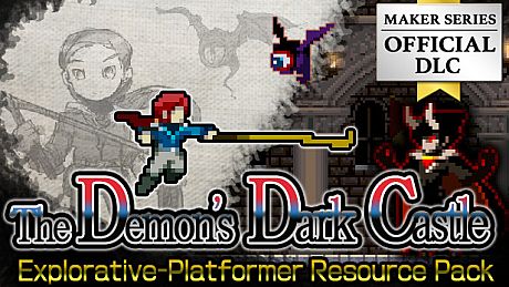 Pixel Game Maker MV - The Demon's Dark Castle: Explorative-Platformer Resource Pack DLC