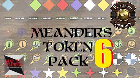Fantasy Grounds - Meanders Token Pack 6 (Token Pack) DLC