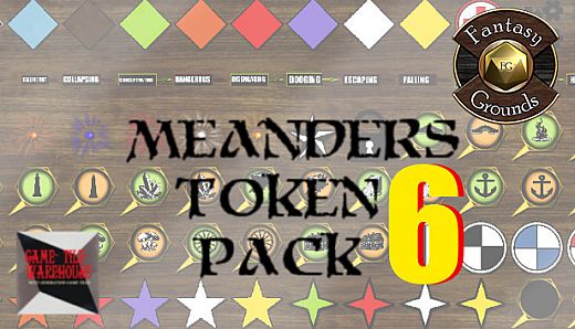 Fantasy Grounds - Meanders Token Pack 6 (Token Pack)