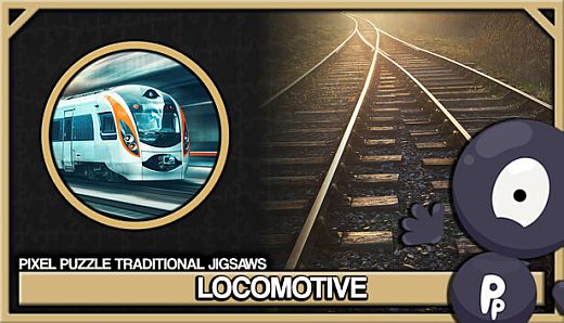Pixel Puzzles Traditional Jigsaws Pack: Locomotive