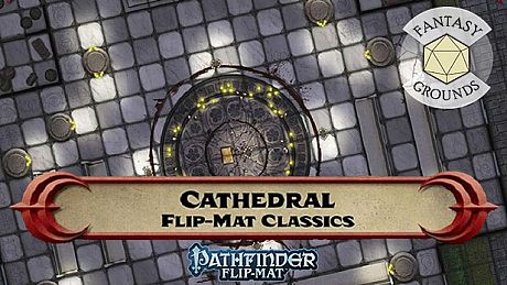 Fantasy Grounds - Pathfinder RPG - Pathfinder Flip-Mat - Classic Cathedral DLC
