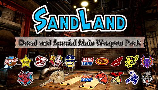 SAND LAND - Decal and Special Main Weapon Pack