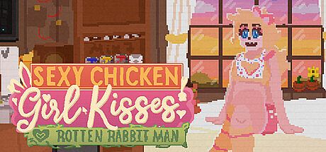 Sexy Chicken Girl Kisses Rotten Rabbit Man