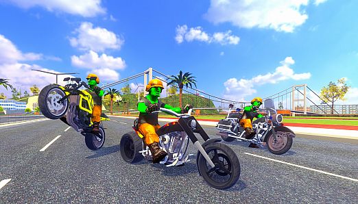Green Soldiers Heroes: Extreme Bikers