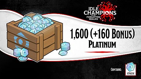 Idle Champions of the Forgotten Realms - 1,600 (+160 Bonus) Platinum
