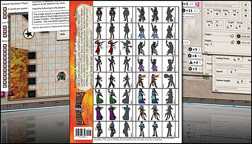 Fantasy Grounds - Deadlands Cardstock Cowboys: Weird West #1 (Token Pack)