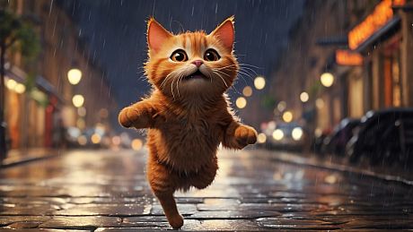 Cat in Rain (Windows) Game