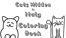 Cats Hidden in Italy - Coloring Book