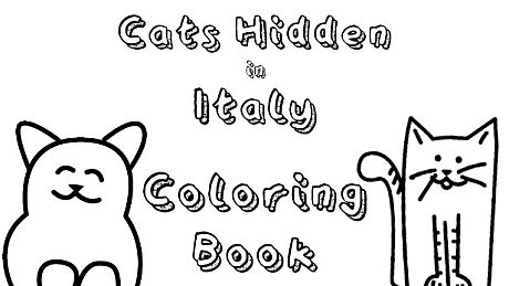 Cats Hidden in Italy - Coloring Book DLC