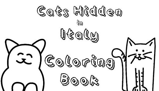 Cats Hidden in Italy - Coloring Book