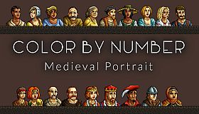 Color by Number - Medieval Portrait