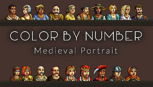 Color by Number - Medieval Portrait