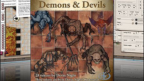 Fantasy Grounds - Demons and Devils (Token Pack) DLC