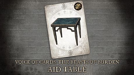 Voice of Cards: The Beasts of Burden Aid Table DLC