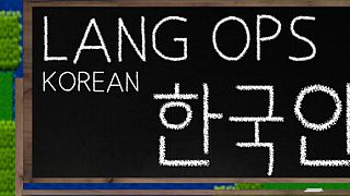 Lang Ops: Korean (intro to learn language) Game