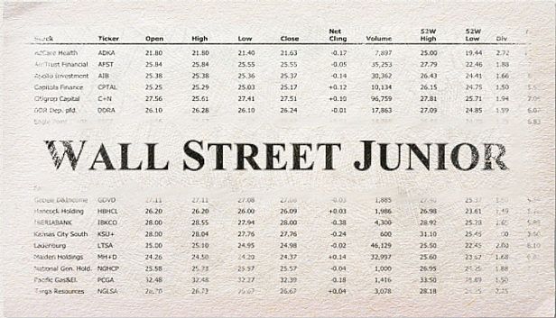Buy Wall Street Junior