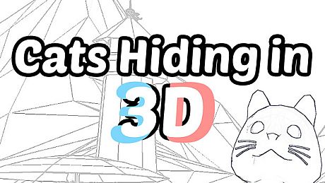 Cats Hiding in 3D Game