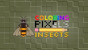Coloring Pixels - Insects Pack