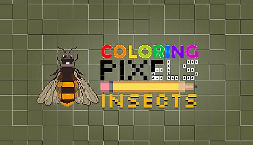 Coloring Pixels - Insects Pack