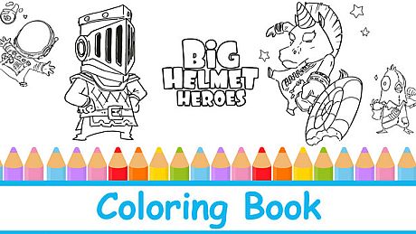 Big Helmet Heroes - Coloring Book DLC
