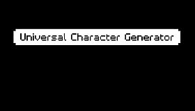Universal Character Generator