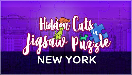 Hidden Cats in Jigsaw Puzzle - New York