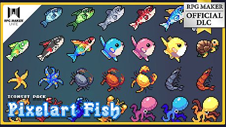 PIXELART FISH ICONS PACK DLC
